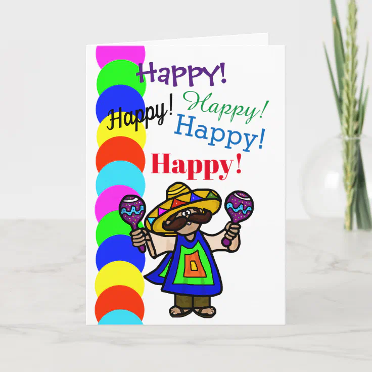 Cinco de Mayo Birthday Card | Zazzle