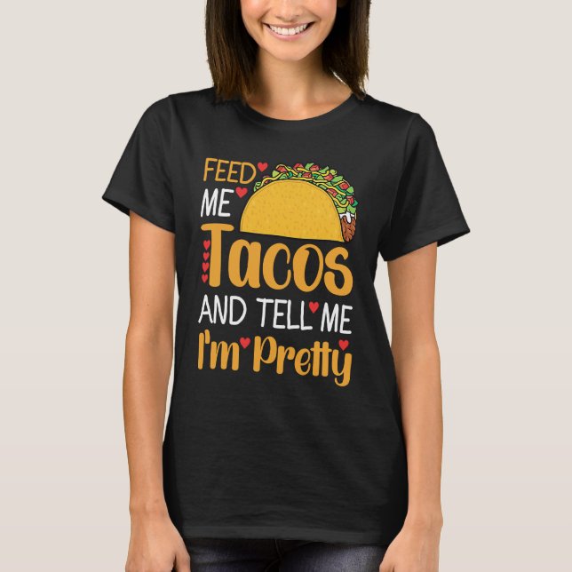 Cinco De Mayo, Buritos , Mexico Tacos and Avocado  T-Shirt (Front)