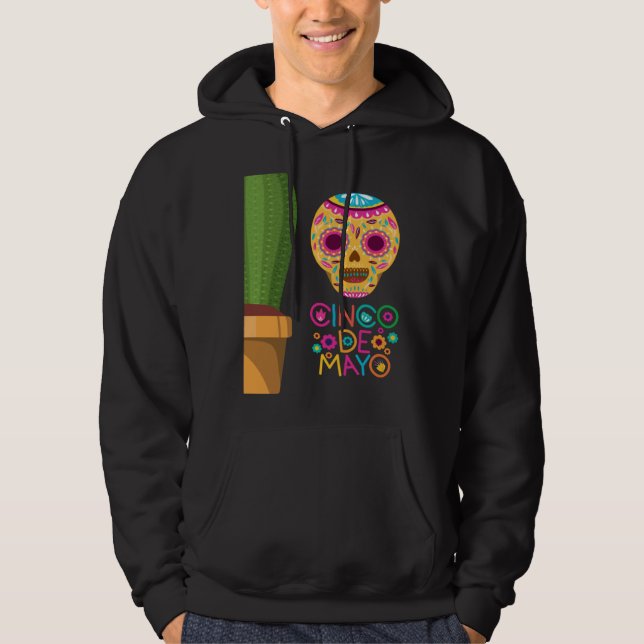 Cinco De Mayo Burritos Mexico Tacos and Avocado 25 Hoodie (Front)