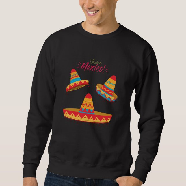 Cinco De Mayo Burritos Mexico Tacos and Avocado  2 Sweatshirt (Front)