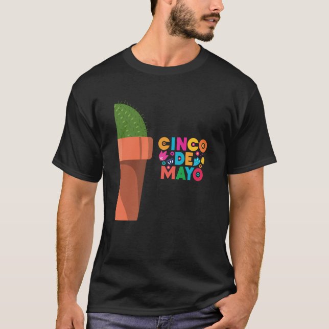 Cinco De Mayo Burritos Mexico Tacos and Avocado  2 T-Shirt (Front)