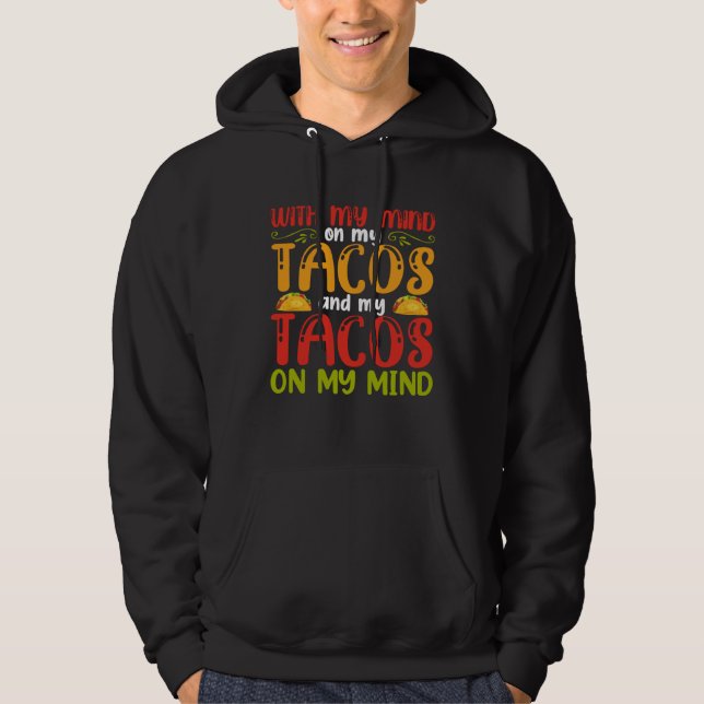Cinco De Mayo Burritos  Mexico Tacos and Avocado   Hoodie (Front)