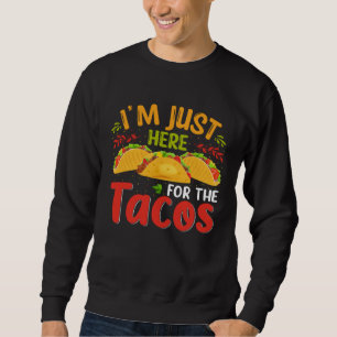 Cinco De Mayo Burritos  Mexico Tacos and Avocado   Sweatshirt