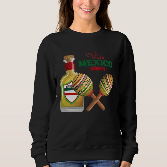 Cinco De Mayo Burritos  Mexico Tacos and Avocado   Sweatshirt (Front)