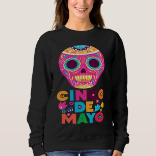 Cinco De Mayo Burritos  Mexico Tacos and Avocado   Sweatshirt