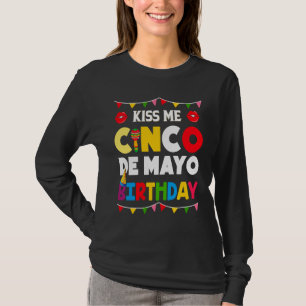 Cinco De Mayo Burritos  Mexico Tacos and Avocado   T-Shirt