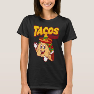 Cinco De Mayo Burritos  Mexico Tacos and Avocado   T-Shirt