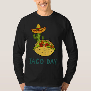 Cinco De Mayo Burritos  Mexico Tacos and Avocado   T-Shirt