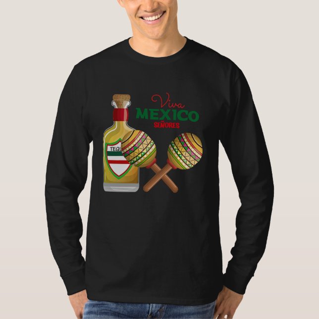 Cinco De Mayo Burritos  Mexico Tacos and Avocado   T-Shirt (Front)