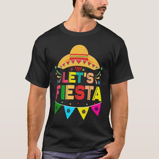 Cinco De Mayo Burritos  Mexico Tacos and Avocado   T-Shirt (Front)