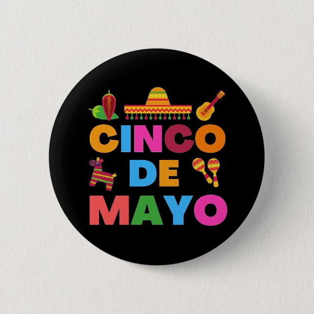 Cinco De Mayo Button (Front)