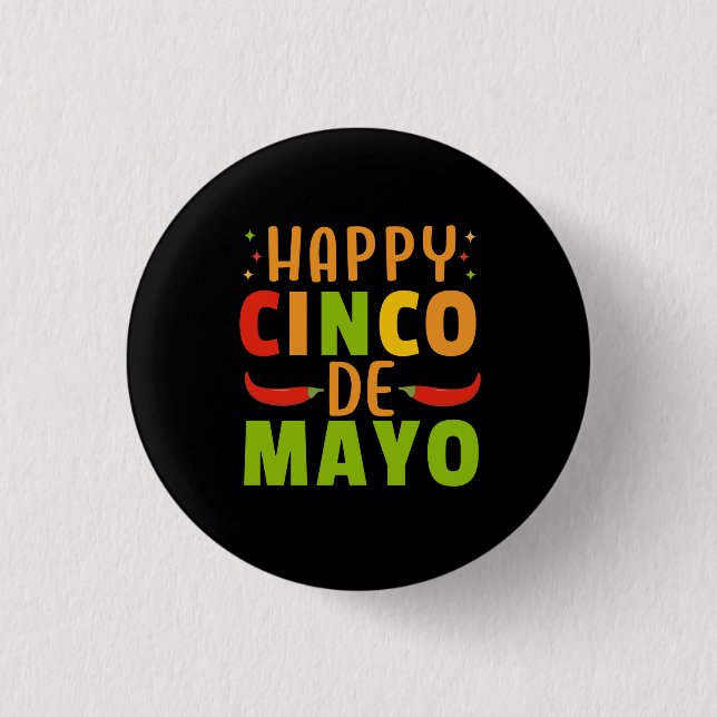 Cinco De Mayo Button (Front)