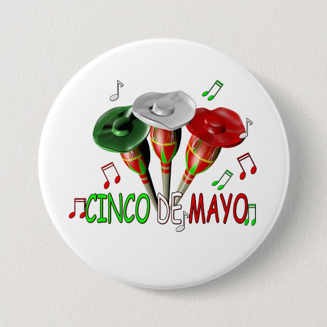 Cinco de Mayo Button (Front)