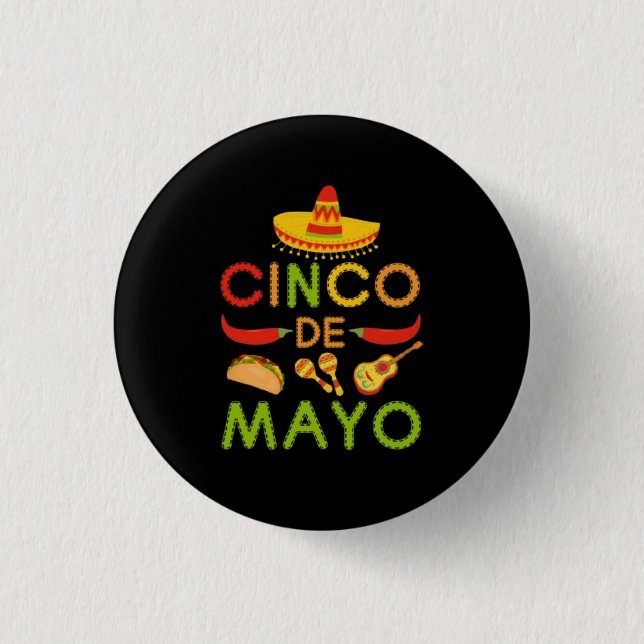Cinco de Mayo Button (Front)