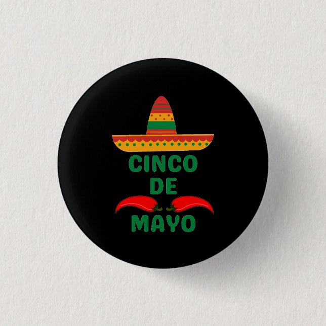 Cinco De Mayo Button (Front)