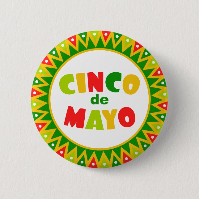 Cinco de Mayo Button (Front)