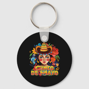 Cinco De Mayo Camisa Mexican Fiesta 5 De Mayo Keychain