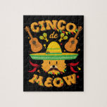 Cinco de Mayo Cat Cinco de Meow Kitten Jigsaw Puzzle Cinco de Mayo Cat Cinco de Meow Kitten Jigsaw Puzzle