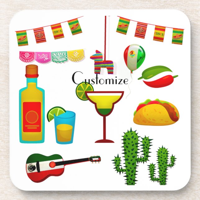 Cinco de Mayo Celebration Thunder_Cove  Beverage Coaster (Front)
