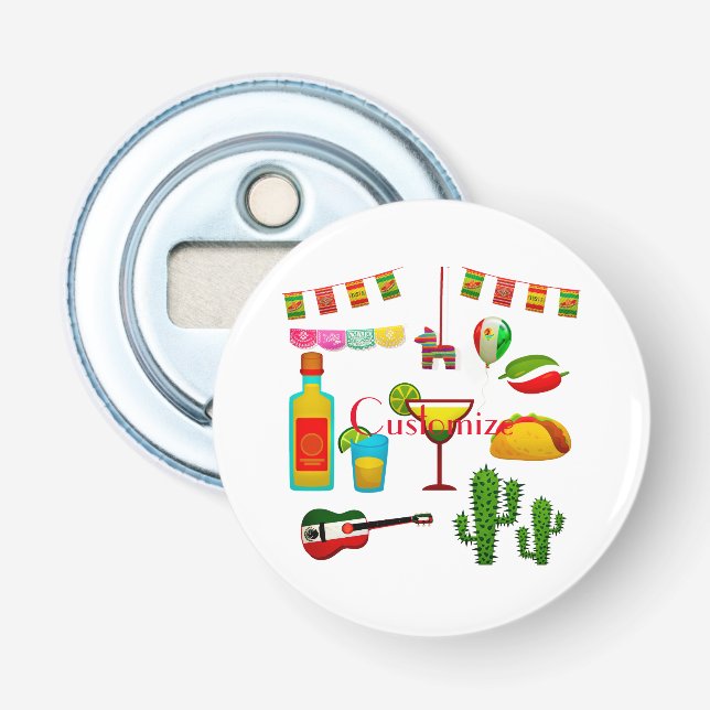 Cinco de Mayo Celebration Thunder_Cove Bottle Opener (Front)