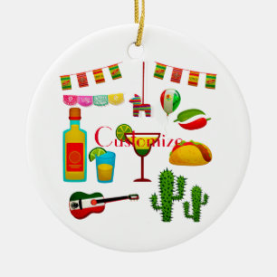 Cinco de Mayo Celebration Thunder_Cove    Ceramic Ornament