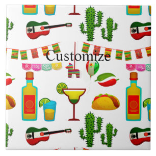 Cinco de Mayo Celebration Thunder_Cove  Ceramic Tile