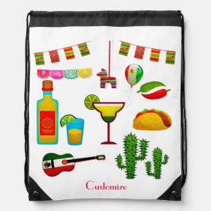 Cinco de Mayo Celebration Thunder_Cove Drawstring Bag