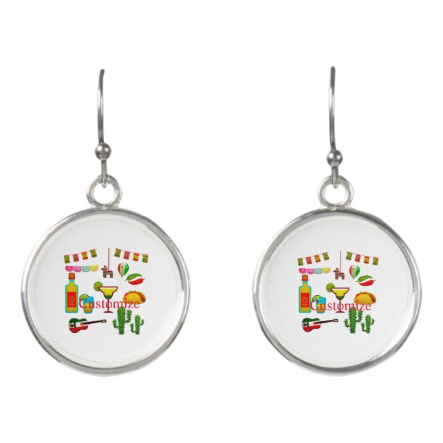 Cinco de Mayo Celebration Thunder_Cove   Earrings (Front)