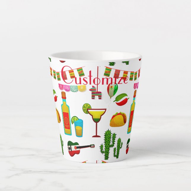 Cinco de Mayo Celebration Thunder_Cove Latte Mug (Front)