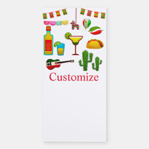 Cinco de Mayo Celebration Thunder_Cove Magnetic Notepad