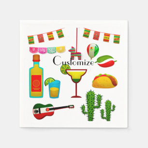 Cinco de Mayo Celebration Thunder_Cove Napkins