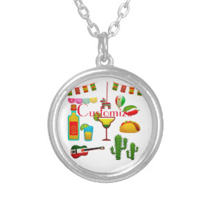 Cinco de Mayo Celebration Thunder_Cove Silver Plated Necklace