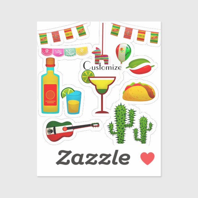 Cinco de Mayo Celebration Thunder_Cove  Sticker (Sheet)