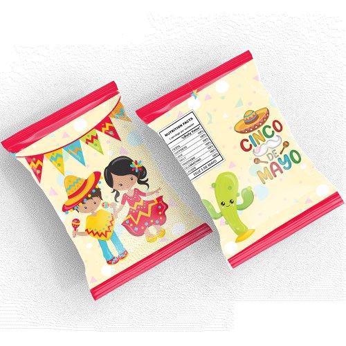 Cinco De Mayo Chip Bag Wrappers Party Favors Notepad