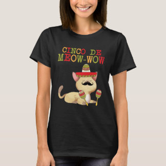 Cinco De Mayo  Cinco De Meow Wow Tees Cat  Kids