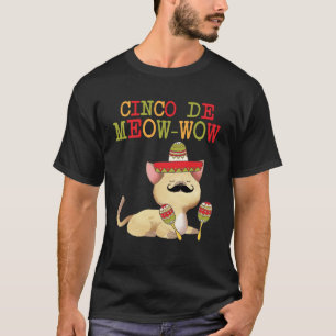 Cinco De Mayo  Cinco De Meow Wow Tees Cat  Kids
