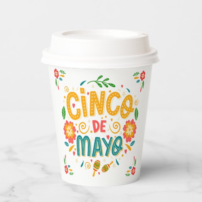 Cinco de Mayo Coffee Cup Festive Mexican Fiesta (Front)