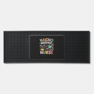 Cinco De Mayo Coquette Bow Nacho Average Nurse Nur Bar Mat