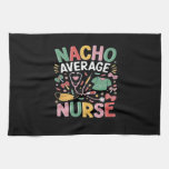 Cinco De Mayo Coquette Bow Nacho Average Nurse Nur Kitchen Towel