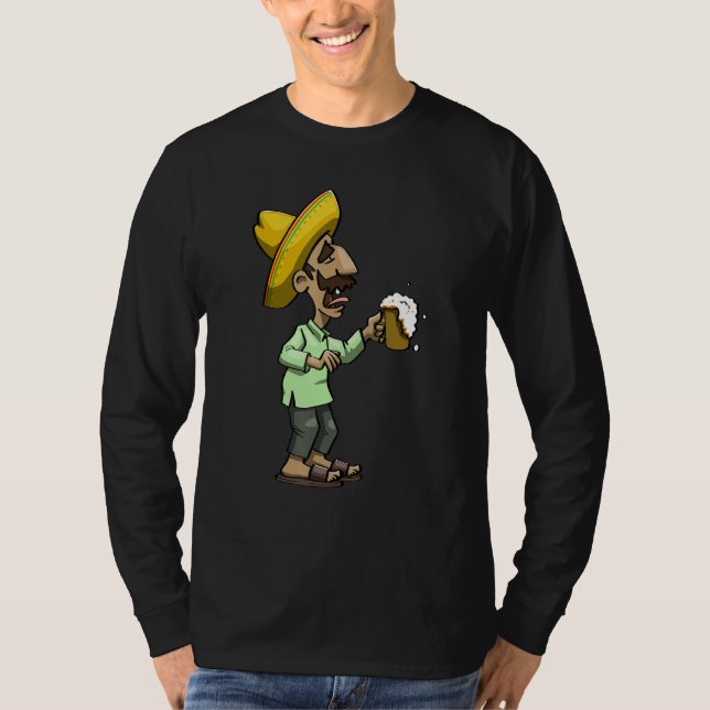 Cinco De Mayo Dabbing Drunk Tio Women Mexican Cele T-Shirt (Front)
