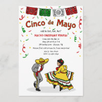 Cinco de Mayo Dancers Invitation