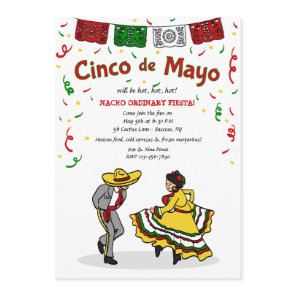 Cinco de Mayo Dancers Invitation