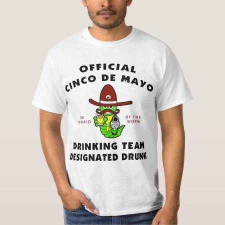 Cinco De Mayo Designated Drunk T-shirt