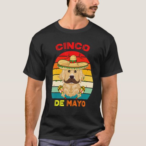Cinco De Mayo  Dog Mexican Drink Drinko Party T_Shirt