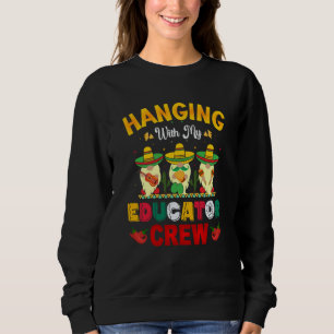 Cinco de Mayo educator crew gnomes love fiesta Sweatshirt