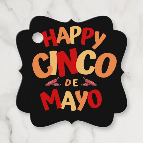 Cinco De Mayo Favor Tag