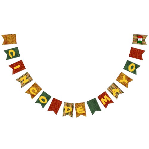 Cinco De Mayo Fiesta Bunting Banner Flags