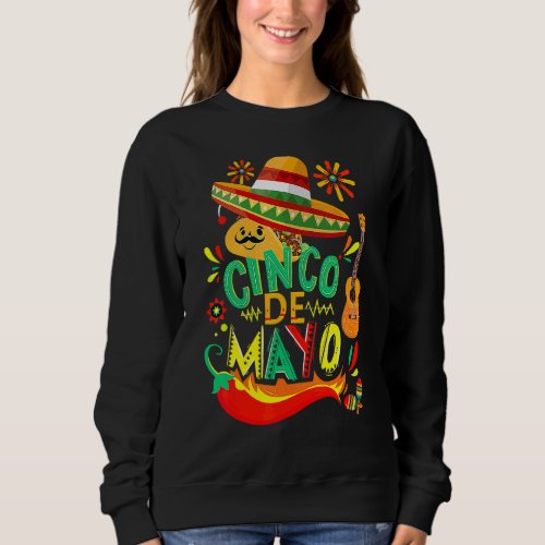 Cinco De Mayo Fiesta  Camisa 5 De Mayo Viva Mexico Sweatshirt