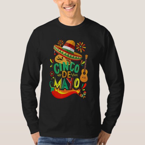 Cinco De Mayo Fiesta  Camisa 5 De Mayo Viva Mexico T_Shirt