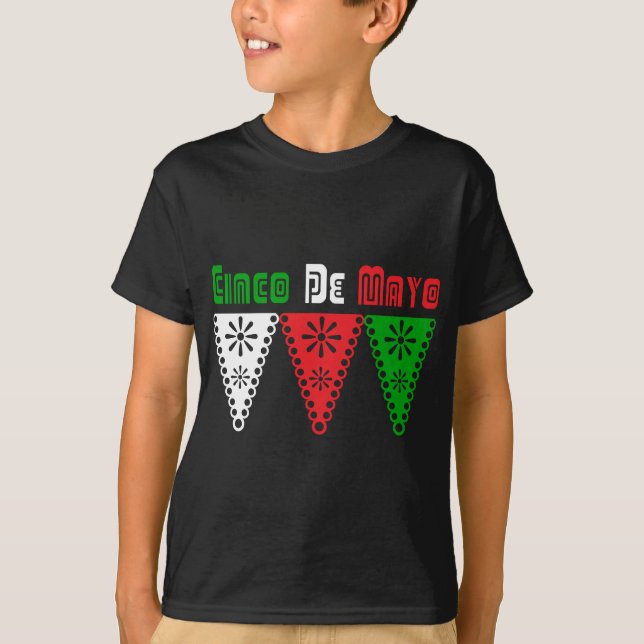 Cinco de Mayo Fiesta Celebration Tee Shirt (Front)
